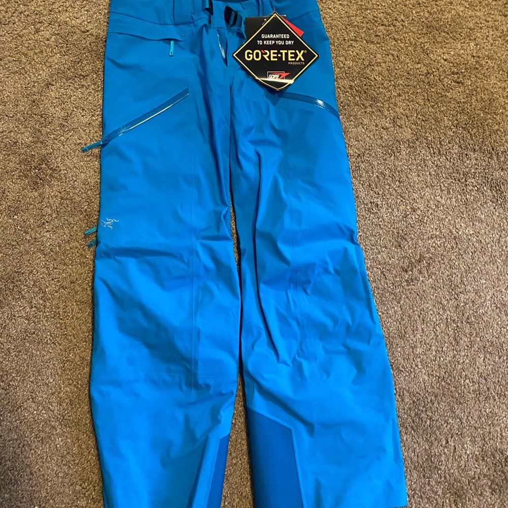 Arc'teryx Vibrant Blue Gore-Tex Pants Sentinel ski pants